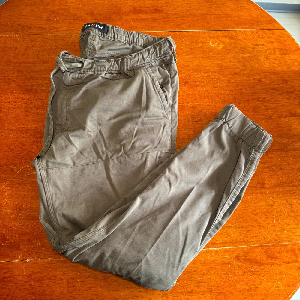 DUER No Sweat Slim Joggers - Khaki